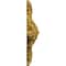 Ekena Millwork Antonio Ceiling Medallion, Hand-Painted Iridescent Gold, 35 7/8"W x 22 1/2"H x 4 3/8"P CM35X22ANIGS - alternate 3